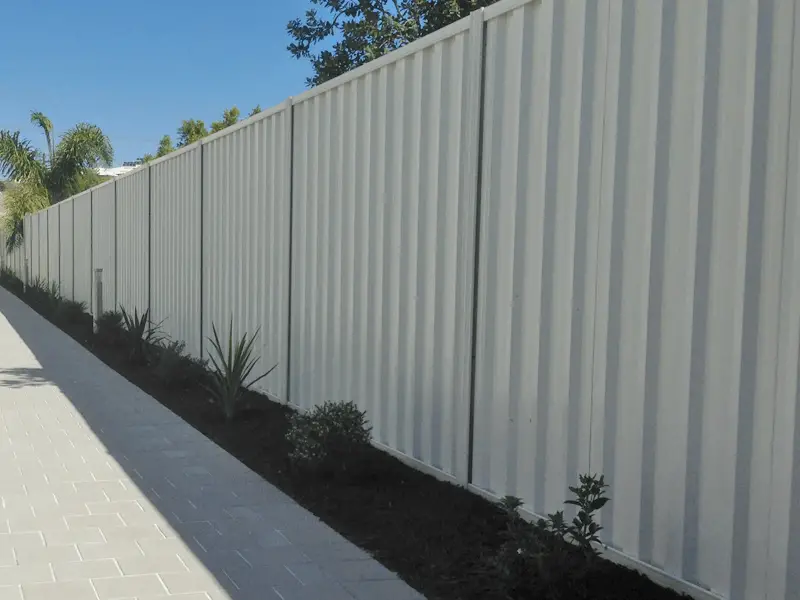 colorbond fence example