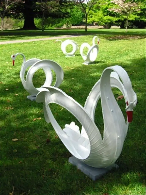 tire garden sculptures